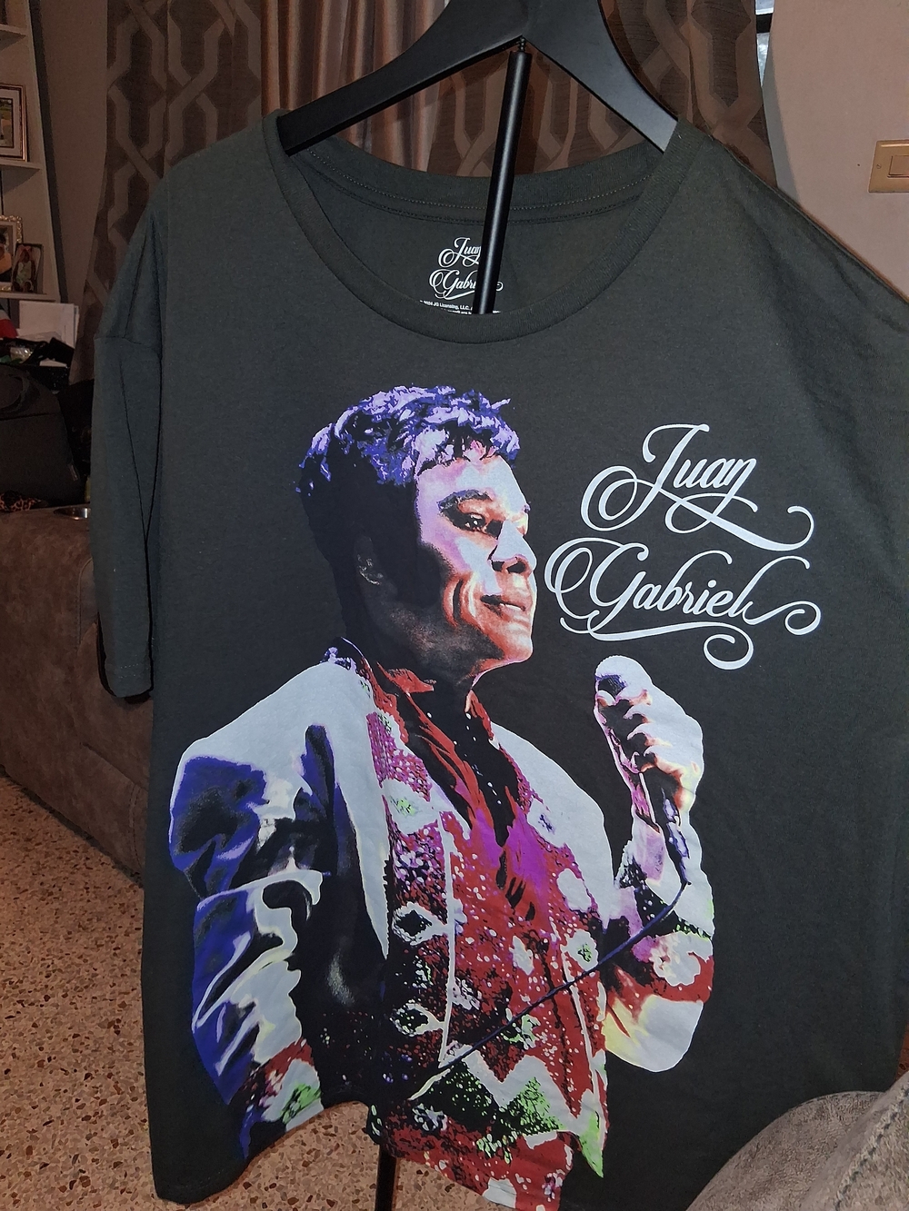 Juan Gabriel Graphic Short Sleeve Tee - Black